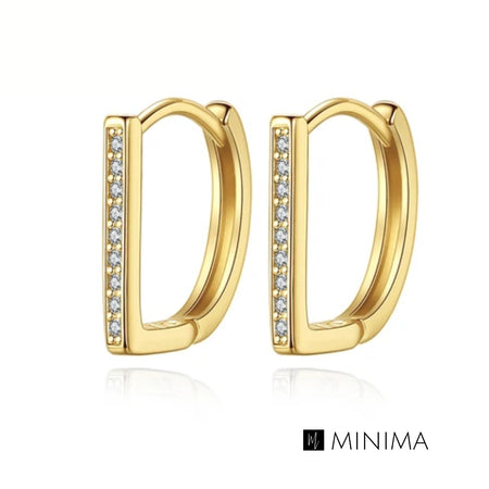 Kate Brilliant Huggie Earrings