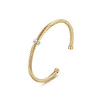 Load image into Gallery viewer, Cable Cuff Bracelet