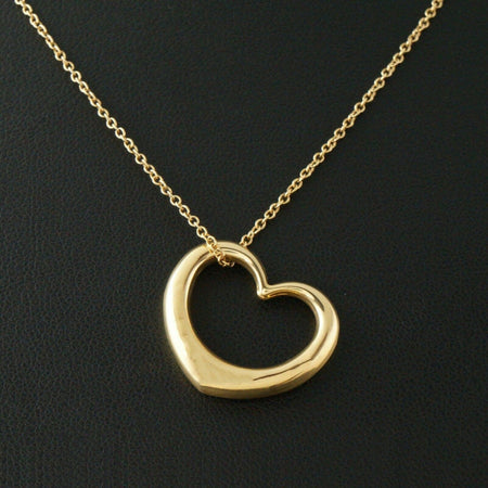 Love Token 14k Solid Gold Necklace