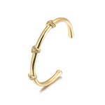 Load image into Gallery viewer, X Pavé Bangle Bracelet