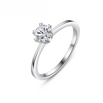 Load image into Gallery viewer, .50ct Moissanite Solitaire Engagement Ring
