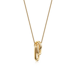 Load image into Gallery viewer, Mikaela Gold Modern Long Necklace