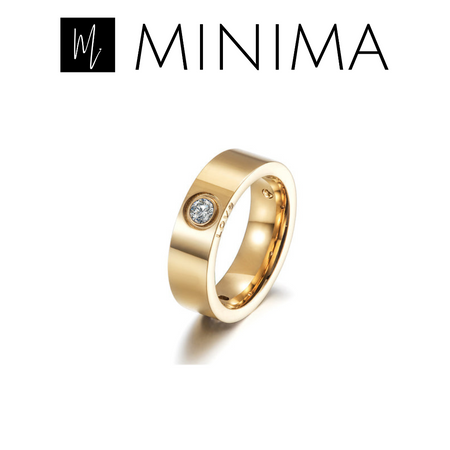 Love Classic Simulated Diamonds Ring