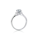 Load image into Gallery viewer, Chiara 1ct. Round Moissanite Engagement Ring