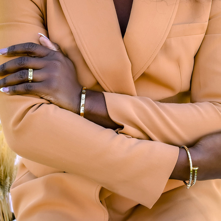 Flower Geometrical Bracelet or Ring