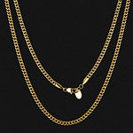 Load image into Gallery viewer, 3mm Cuban Curb Chain 22" For Men