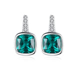 Load image into Gallery viewer, Sterling Silver Simulated Emerald