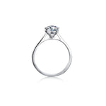 Load image into Gallery viewer, 1ct. Moissanite Heart Prong Solitaire Engagement Ring