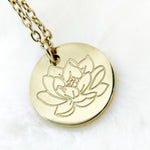 Load image into Gallery viewer, Lotus Flower Necklace