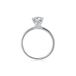 Load image into Gallery viewer, 1ct. Round Moissanite 6 Prong Engagement Ring