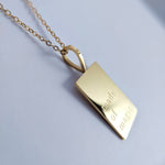 Load image into Gallery viewer, CLEARANCE "Made of Magic" Engraved 18K Gold Filled Necklace