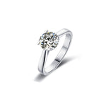 Load image into Gallery viewer, 1ct. Moissanite Heart Prong Solitaire Engagement Ring