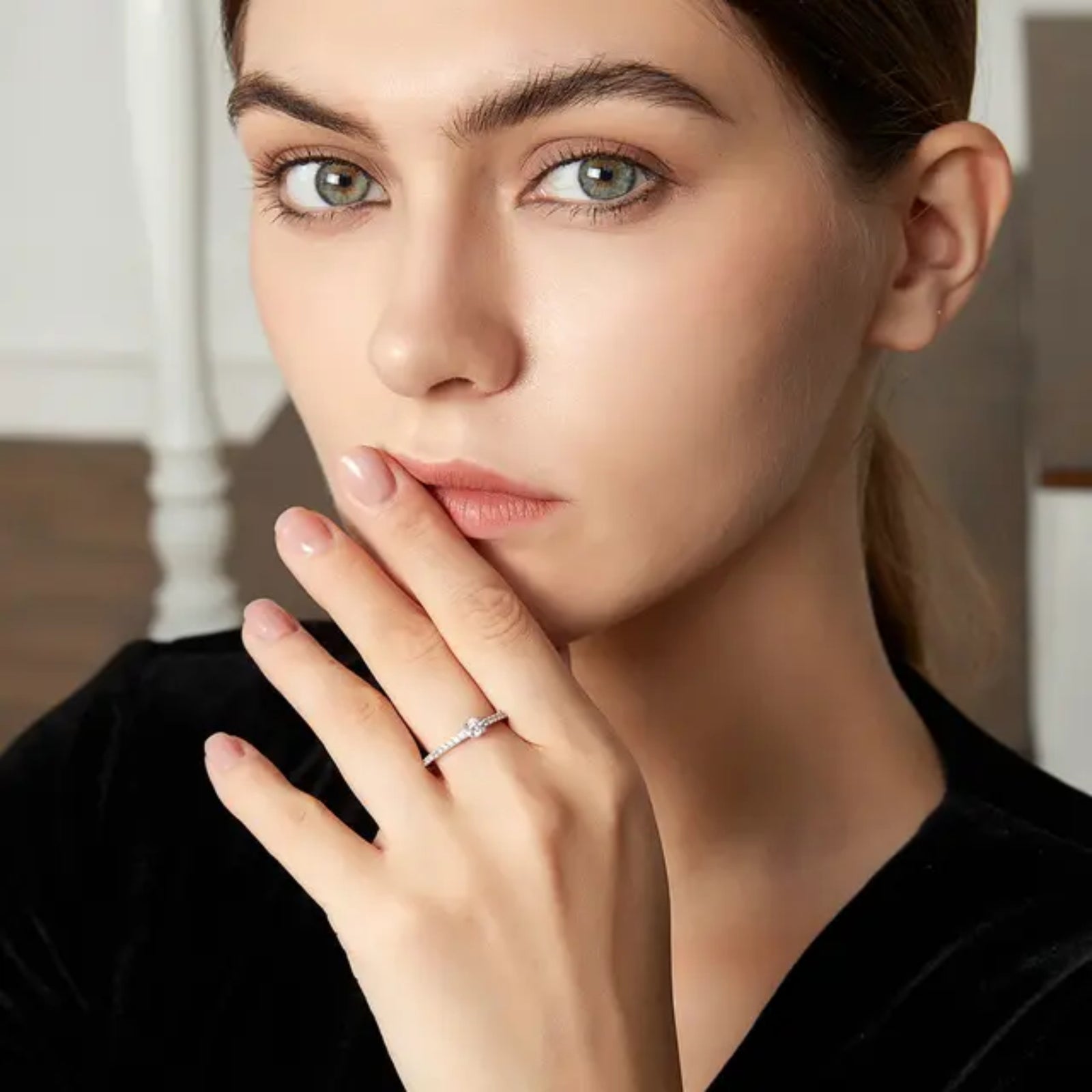 Promise Moissanite Ring