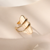 Luxe Oval Shield Adjustable Ring