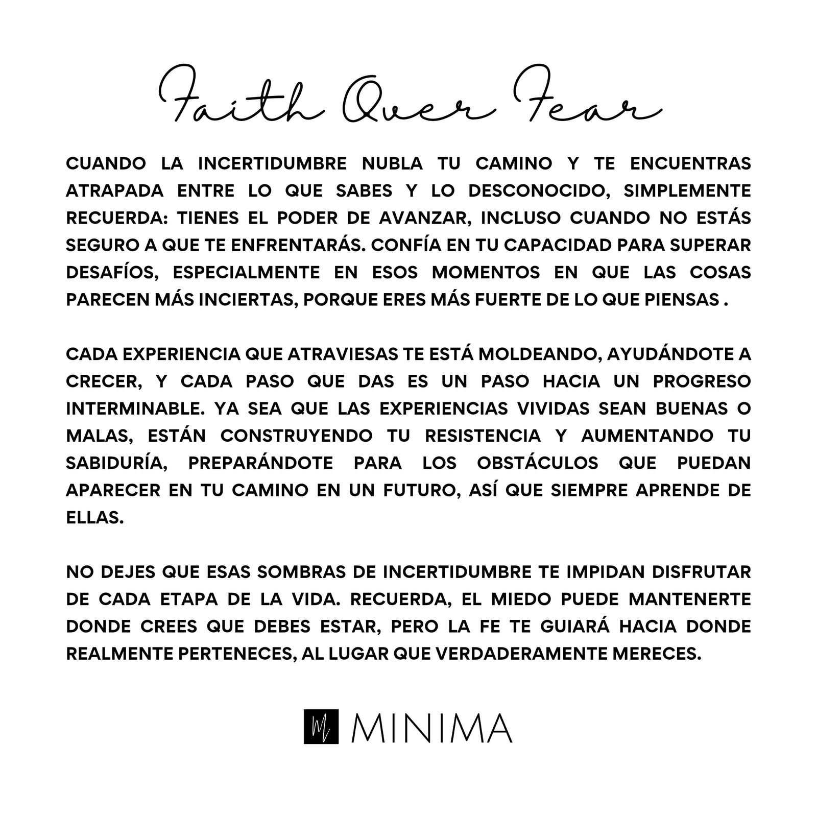 Faith Over Fear Necklace