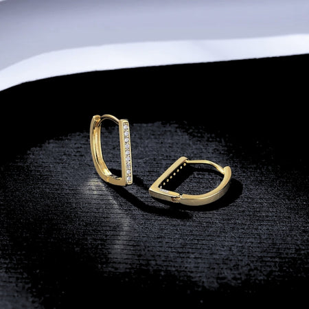 Kate Brilliant Huggie Earrings