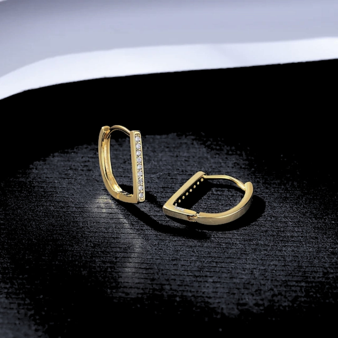 Kate Brilliant Huggie Earrings