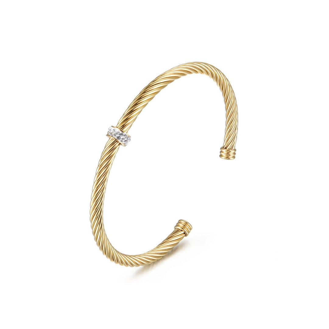 Cable Cuff Bracelet