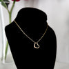 Love Token 14k Solid Gold  Necklace