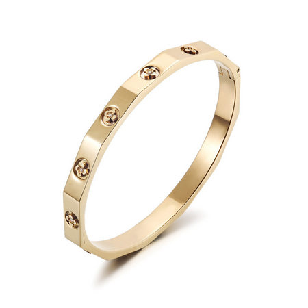 Flower Geometrical Bracelet or Ring