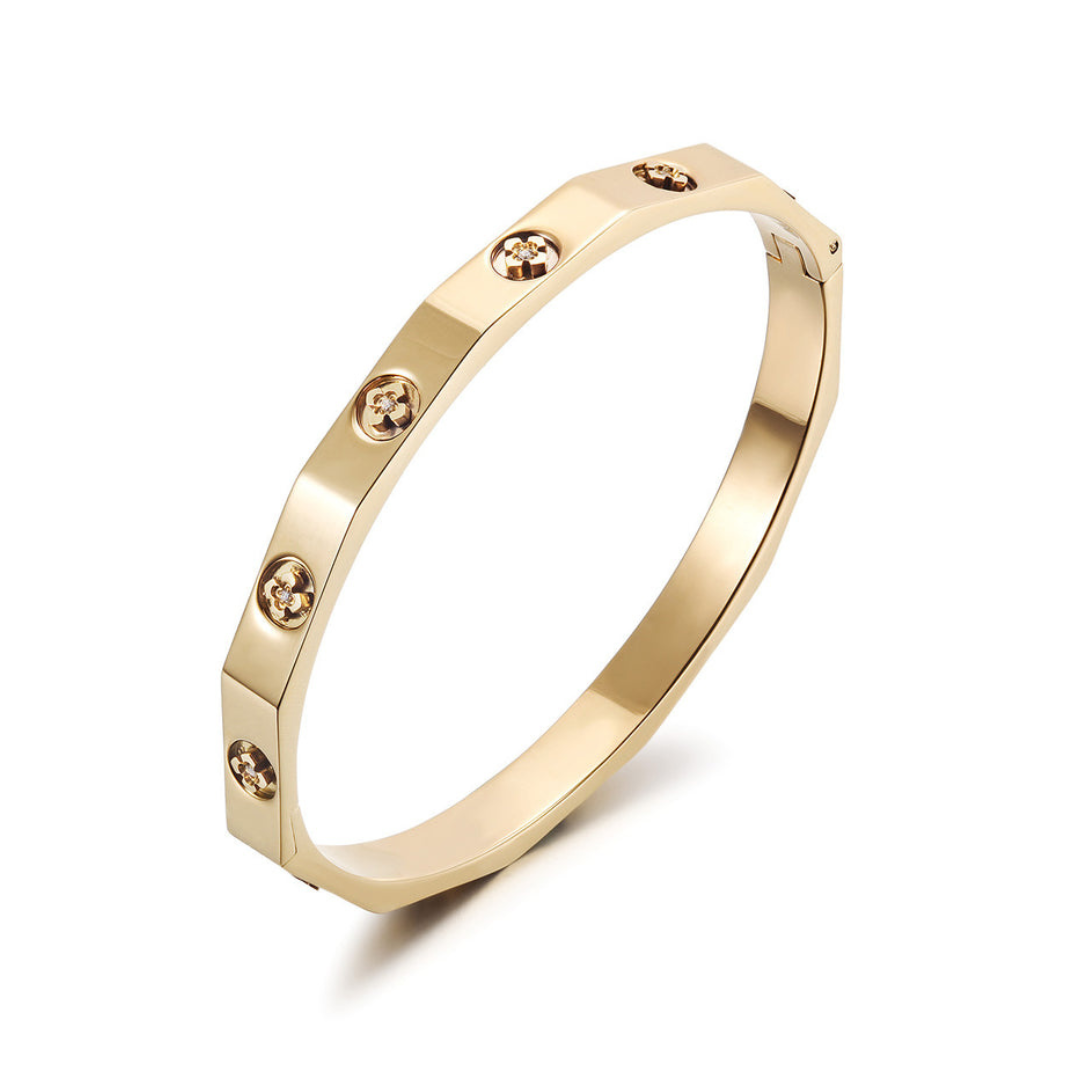 Flower Geometrical Bracelet or Ring