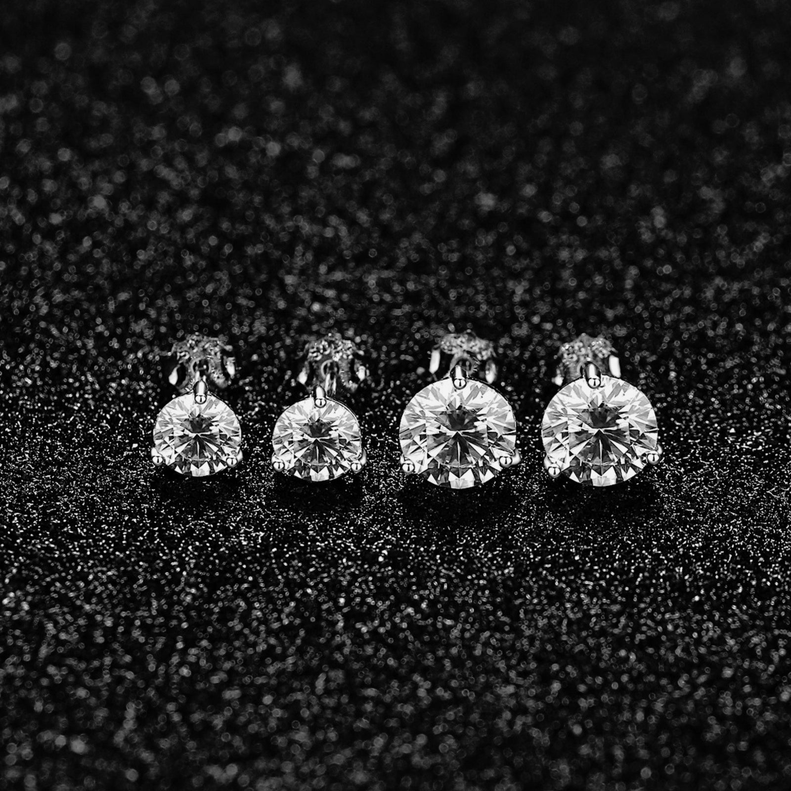 1.5 ct. Moissanite Stud Earrings