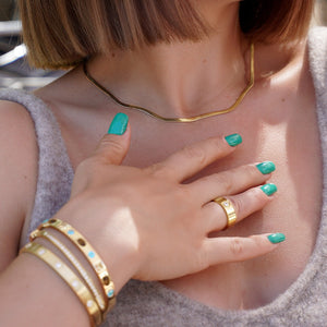 Julie Slim Herringbone Chain