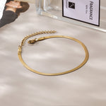 Load image into Gallery viewer, Julie Slim Herringbone Bracelet
