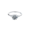 Chiara 1ct. Round Moissanite Engagement Ring