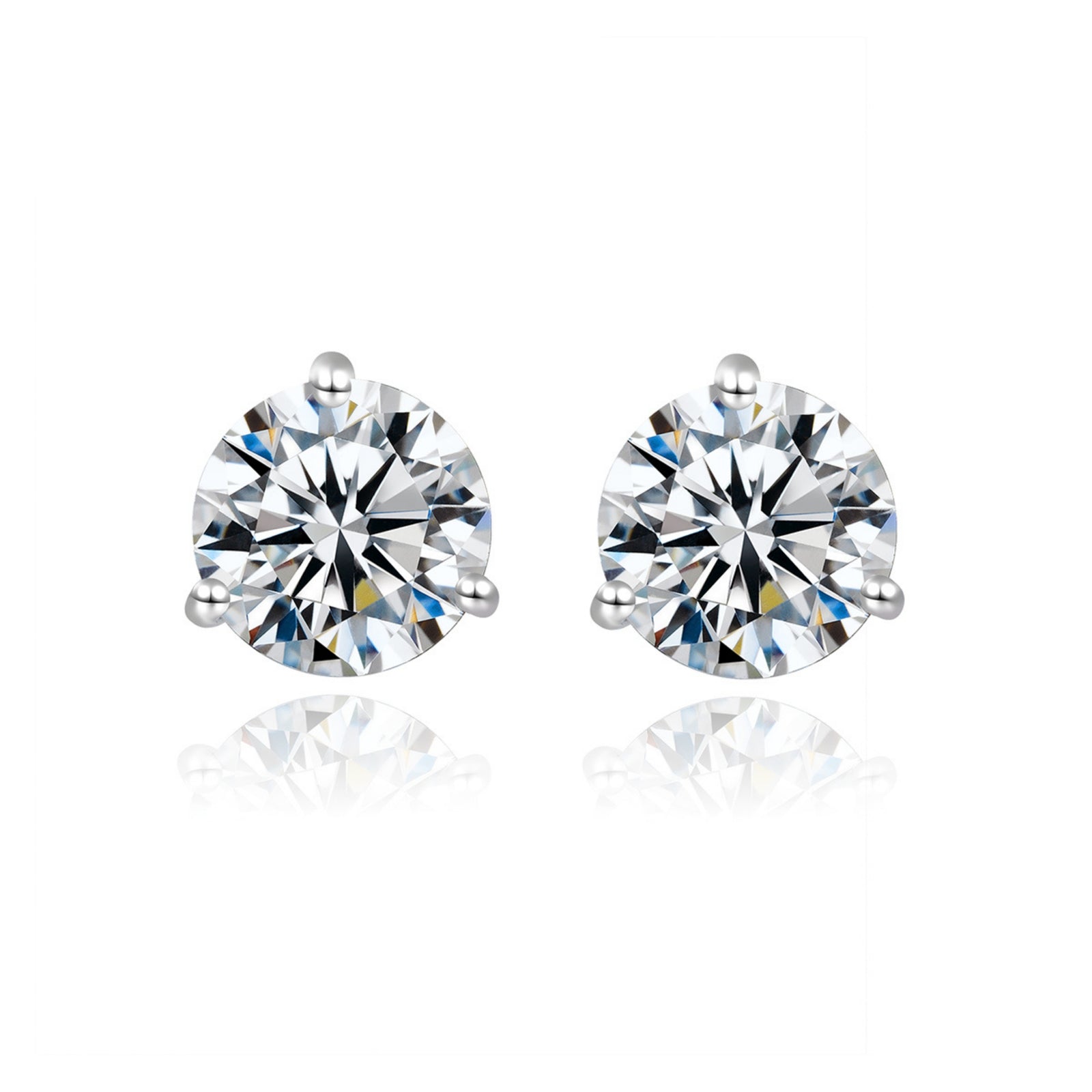 1.5 ct. Moissanite Stud Earrings
