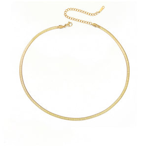 Julie Slim Herringbone Chain