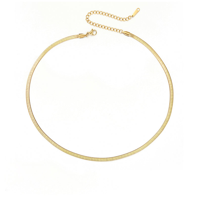 Julie Slim Herringbone Chain