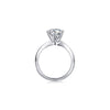 Bella 2ct. Round Moissanite Solitaire Weeding Ring