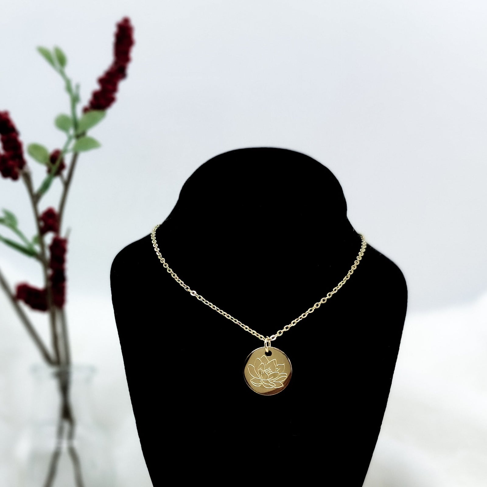 Lotus Flower Necklace