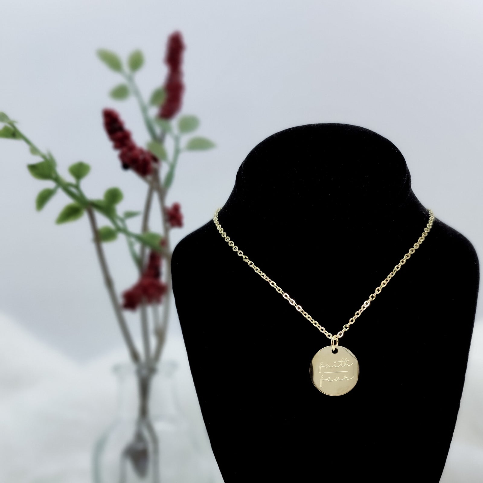 Faith Over Fear Necklace