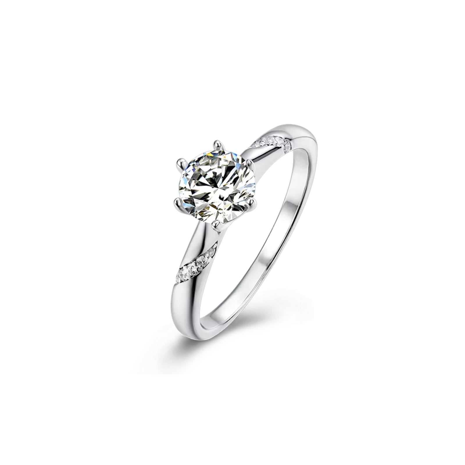 Simone 1ct. Moissanite Engagement Ring